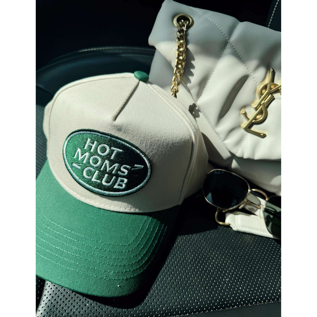 Hot Moms Club - Green Vintage Trucker Hat