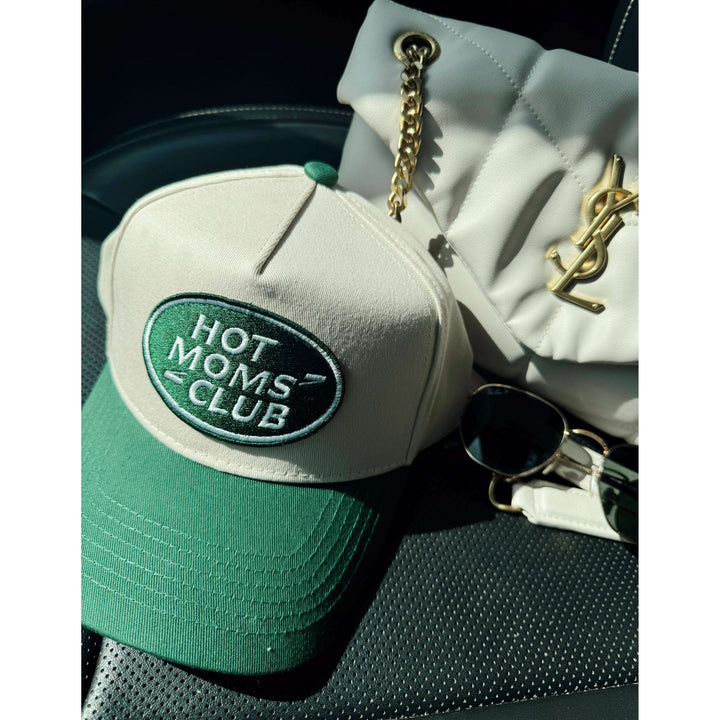 Hot Moms Club - Green Vintage Trucker Hat