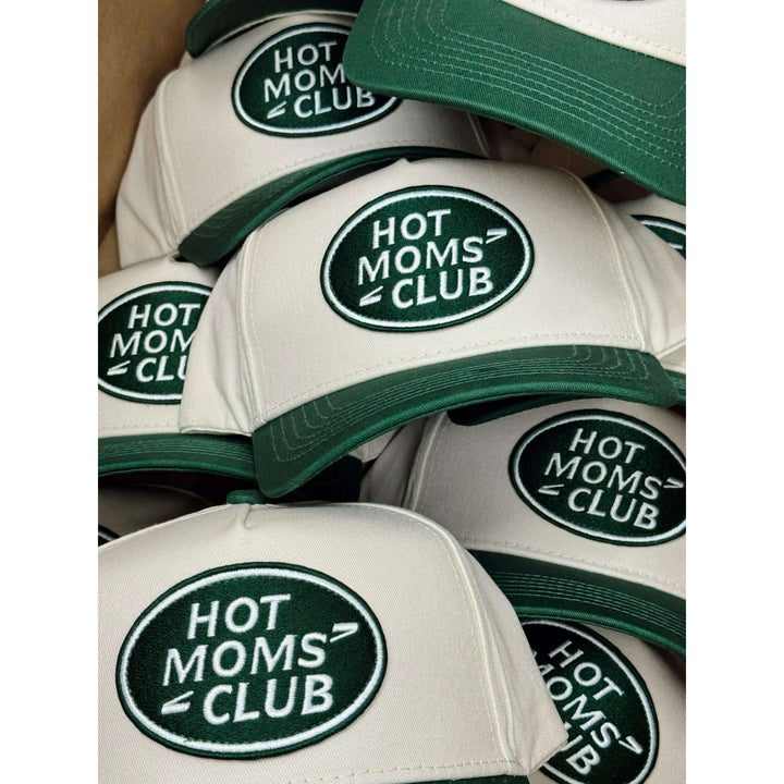 Hot Moms Club - Green Vintage Trucker Hat