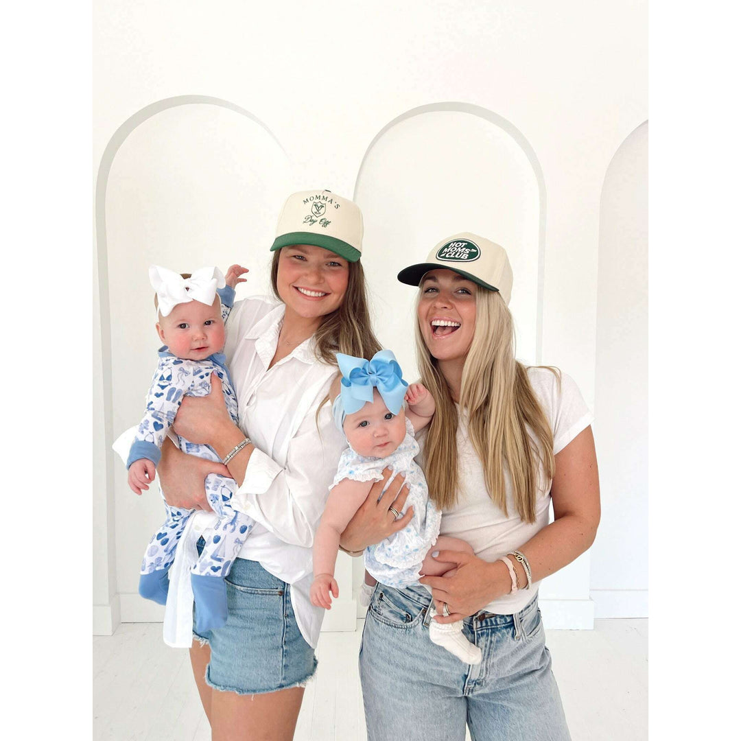 Hot Moms Club - Green Vintage Trucker Hat