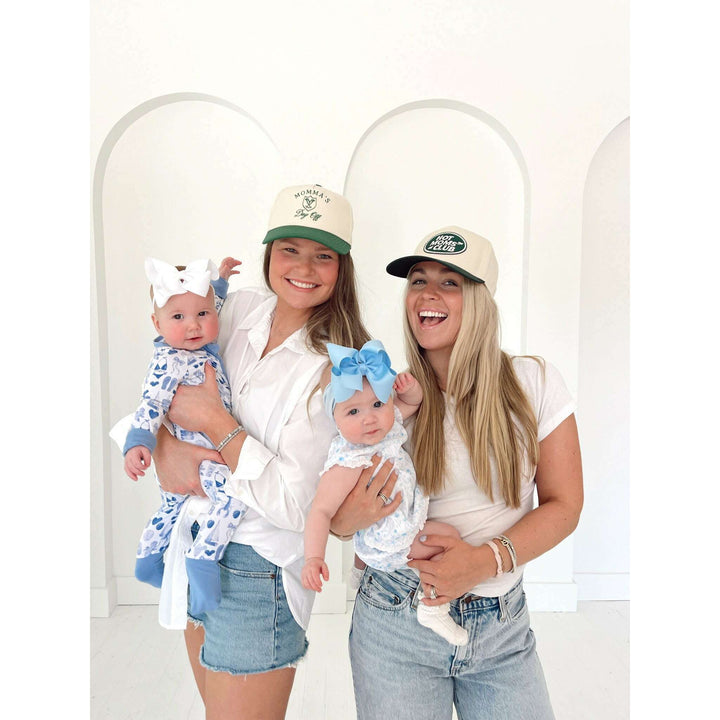 Hot Moms Club - Green Vintage Trucker Hat