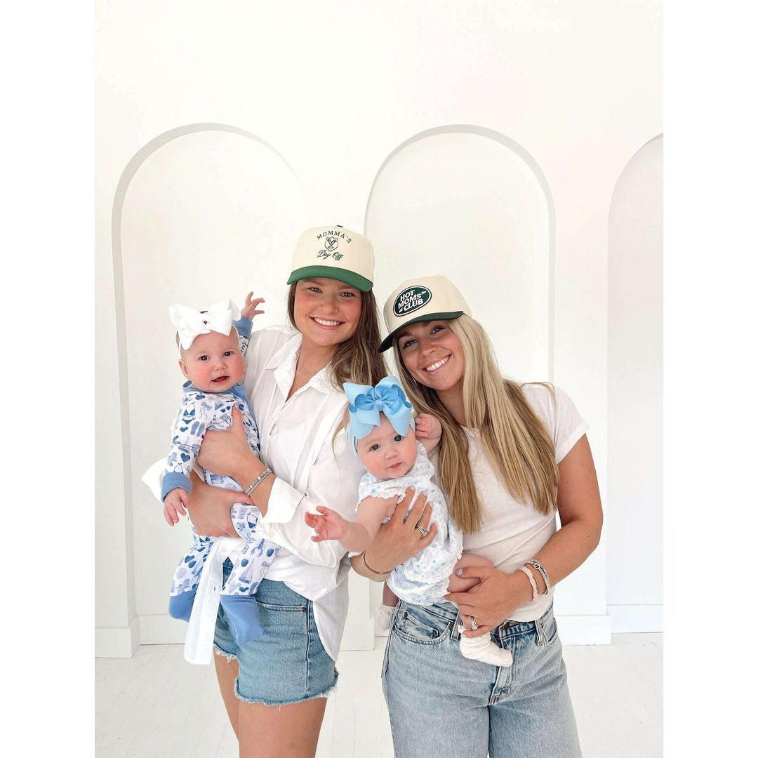 Hot Moms Club - Green Vintage Trucker Hat