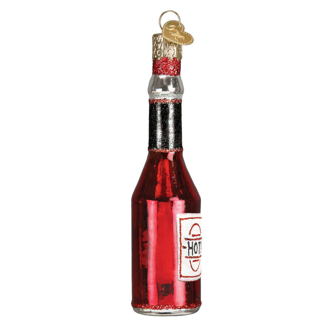 Old World Christmas Hot Sauce Blown Glass Ornament
