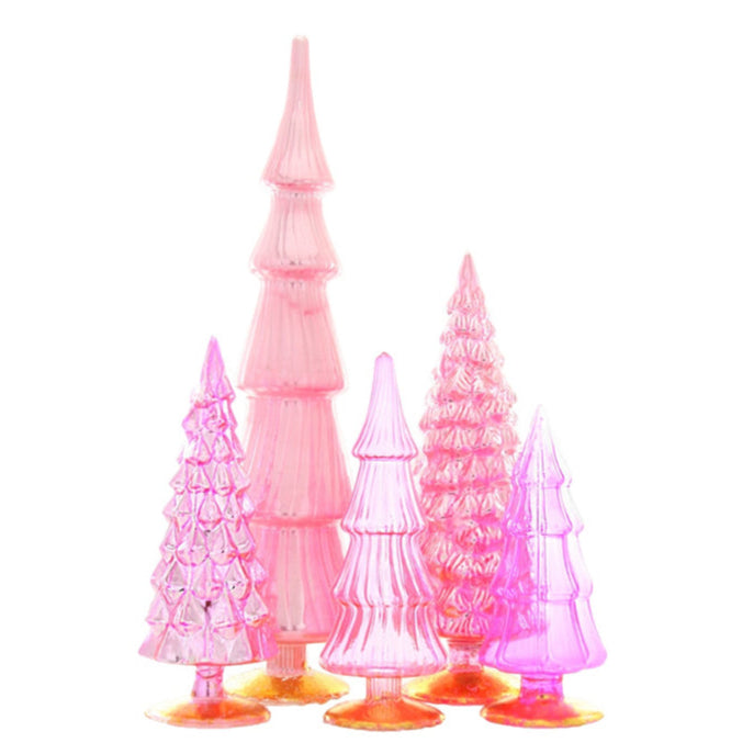 Hue Trees-Pink Set/5 by Cody Foster and Co