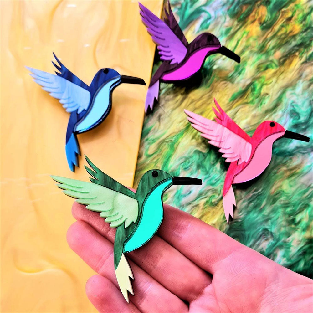 Hummingbird Brooch by Cherryloco Jewellery - 11280 3