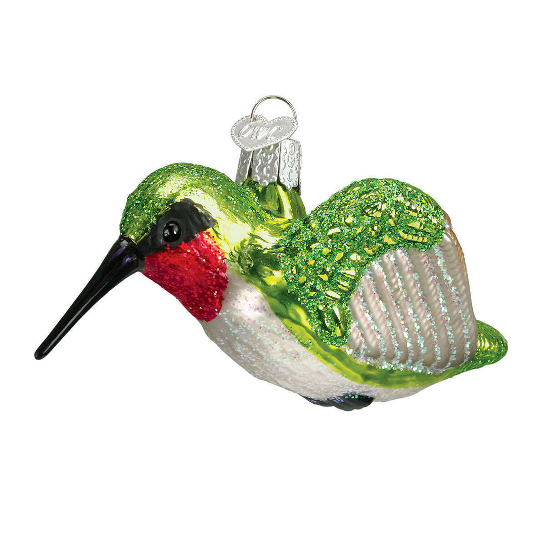 Old World Christmas Hummingbird Blown Glass Ornament