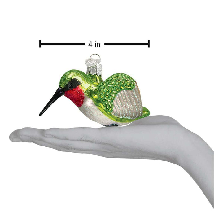 Old World Christmas Hummingbird Blown Glass Ornament
