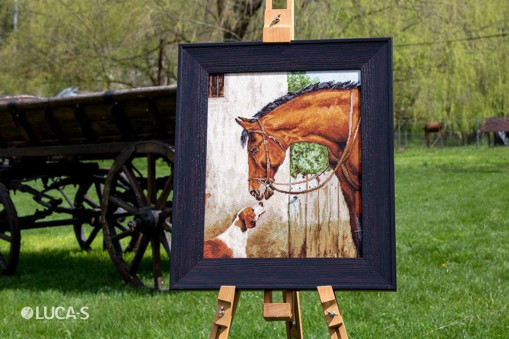 Hunter and Foxhound B580L Counted Cross-Stitch Kit