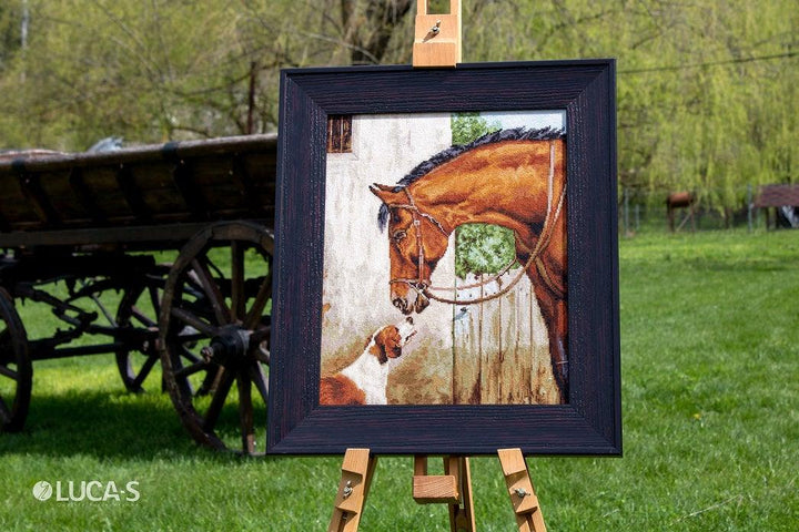 Hunter and Foxhound B580L Counted Cross-Stitch Kit