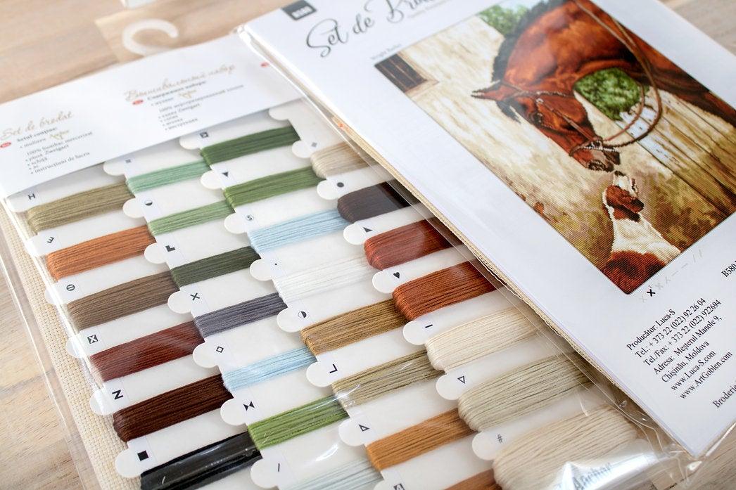 Hunter and Foxhound B580L Counted Cross-Stitch Kit