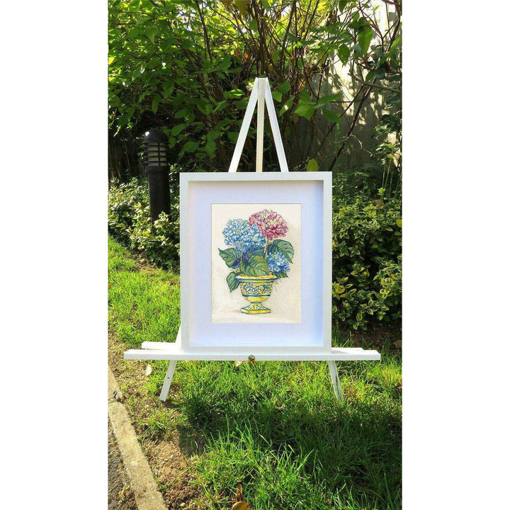 Hydrangea Blooms L8065 Counted Cross Stitch Kit