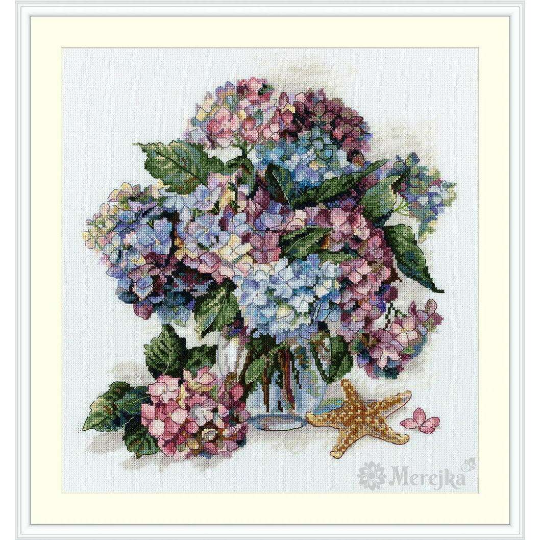 Hydrangea K-178 Counted Cross-Stitch Kit