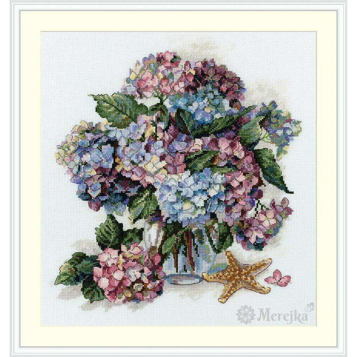 Hydrangea K-178 Counted Cross-Stitch Kit