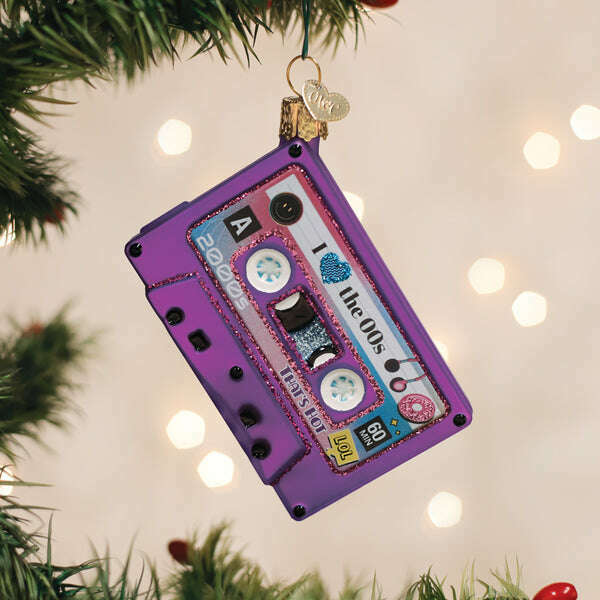 Old World Christmas I Love the 00s Blown Glass Ornament