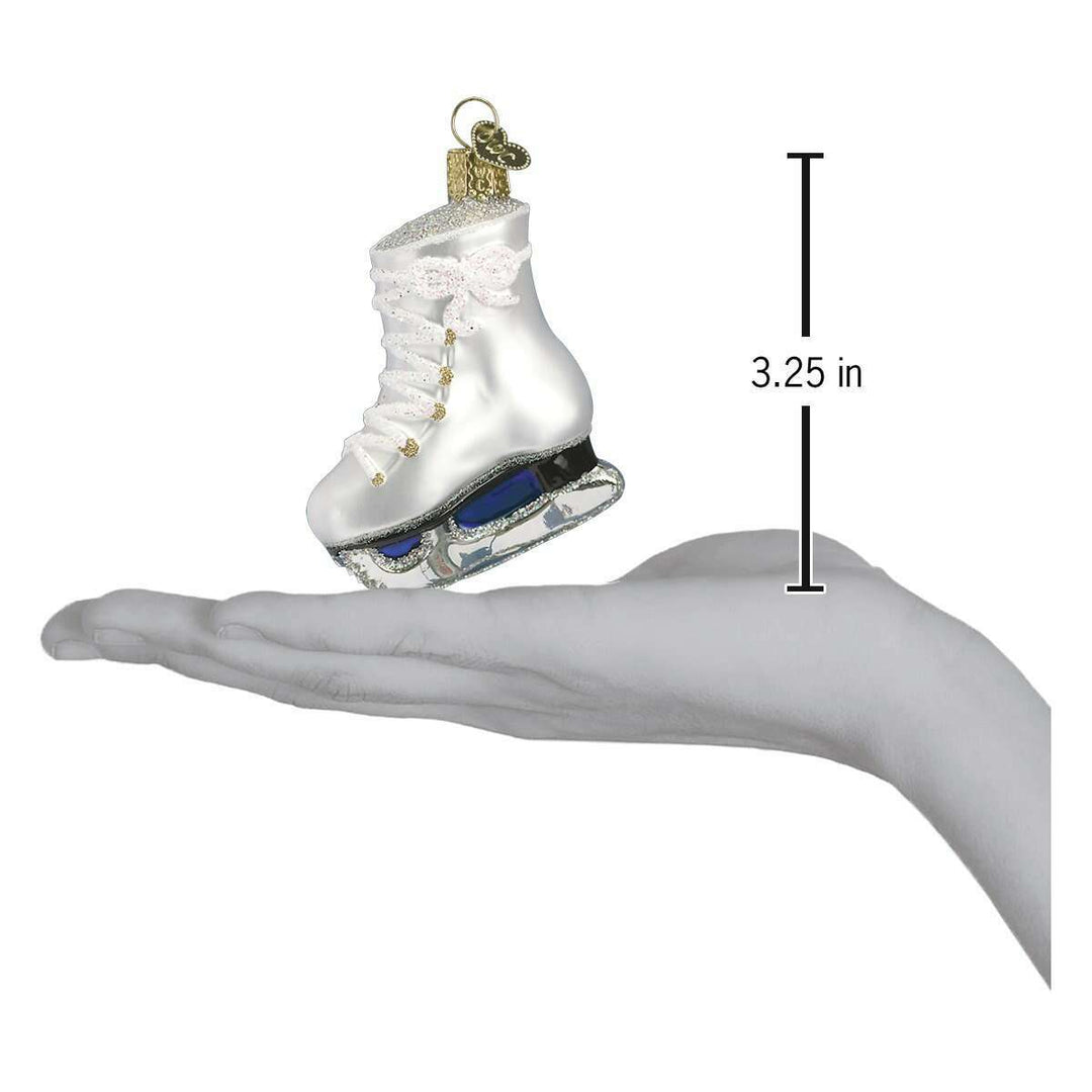 Old World Christmas Ice Skate Blown Glass Ornament