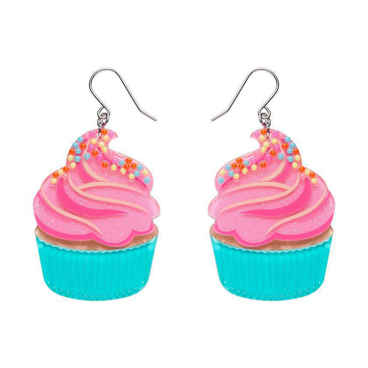 Iced Cupcake Drop Earrings by Erstwilder image