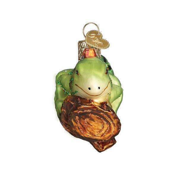 Old World Christmas Iguana Blown Glass Ornament