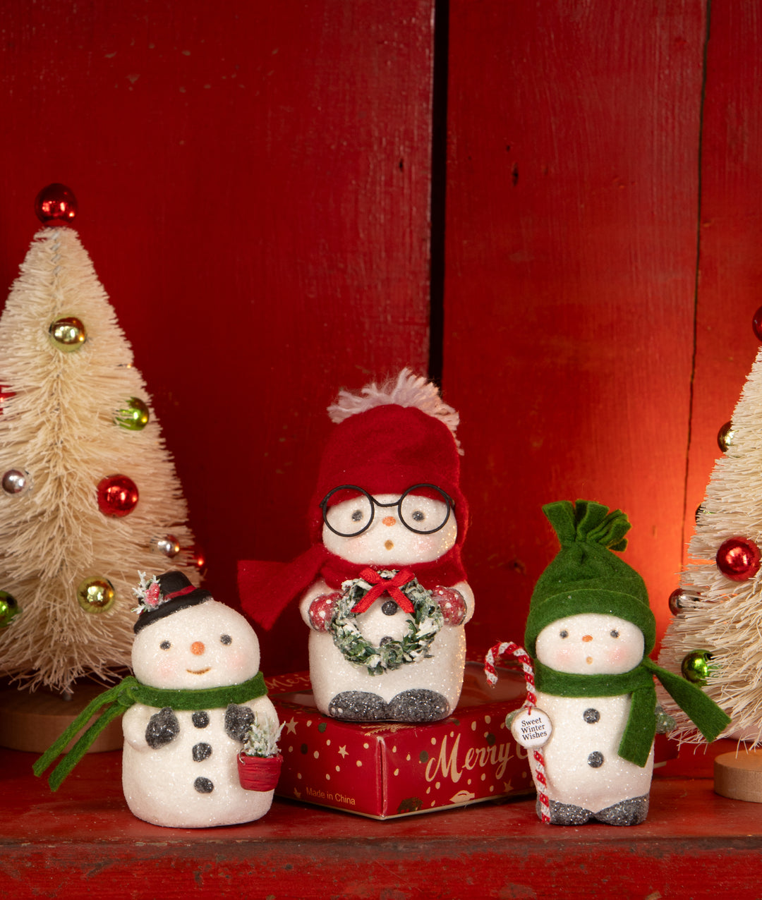 Candy Cane Snowboy by Bethany Lowe Designs, image 3