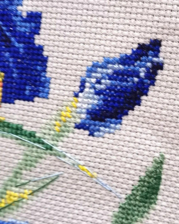 Blue Irises R2102 Counted Cross Stitch Kit