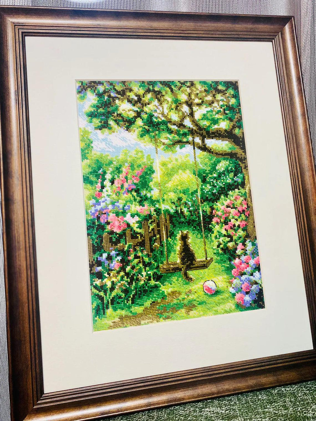 Garden Swing R2114 Counted Cross Stitch Kit