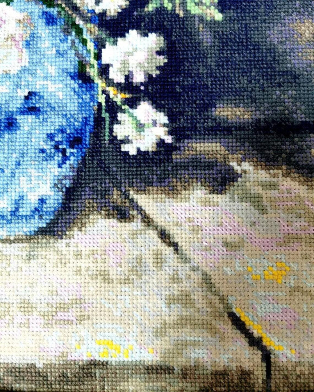 Spring Bouquet after P. A. Renoir's Painting R2137 Counted Cross Stitch Kit