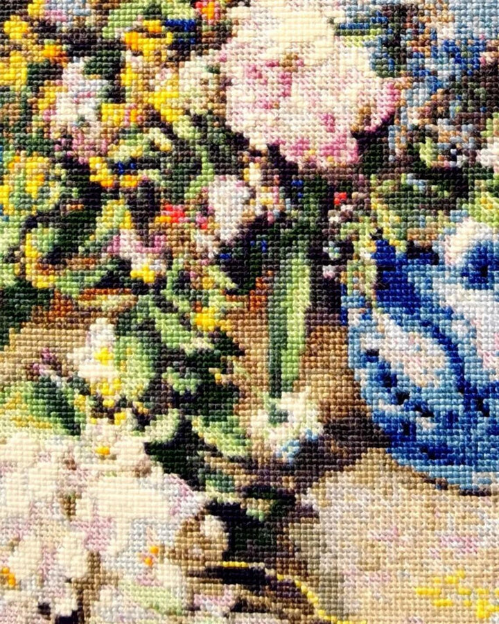 Spring Bouquet after P. A. Renoir's Painting R2137 Counted Cross Stitch Kit