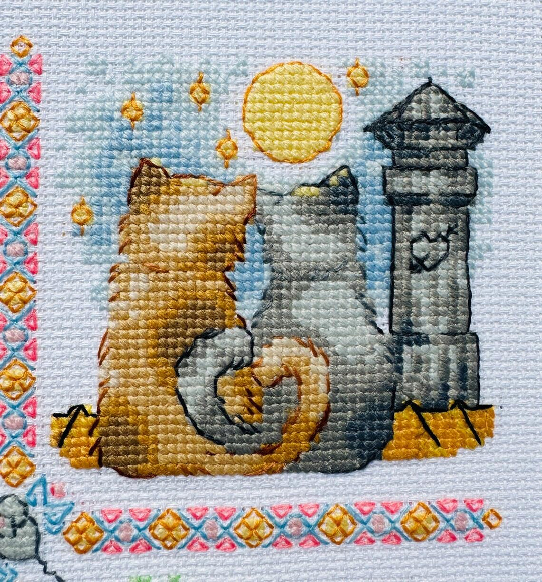 Cat Calendar R2136 Counted Cross Stitch Kit