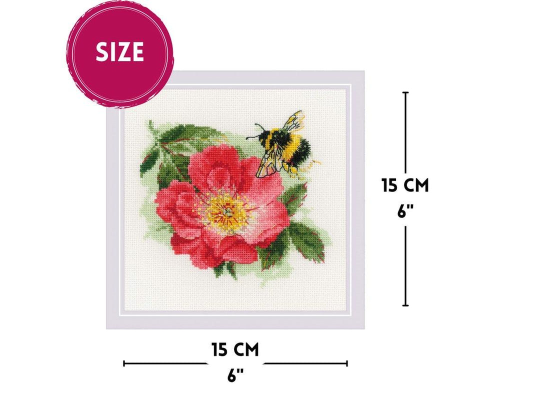 Furry Bumblebee R2210 Counted Cross Stitch Kit