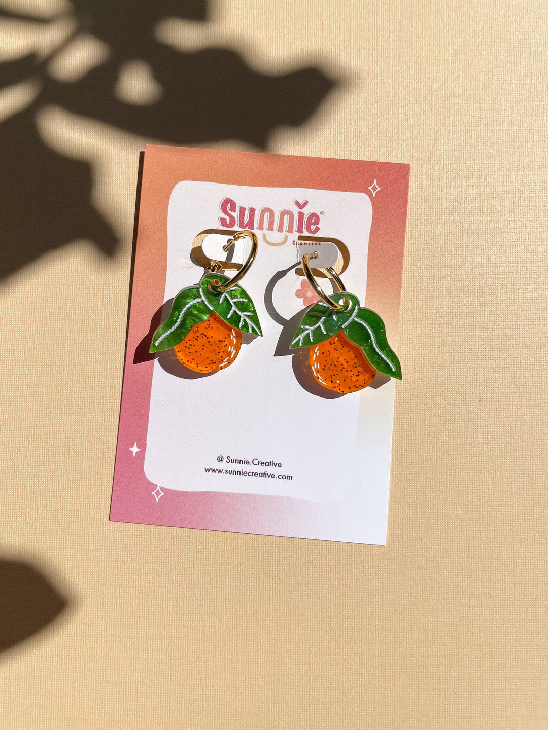 Mini Orange Dangle