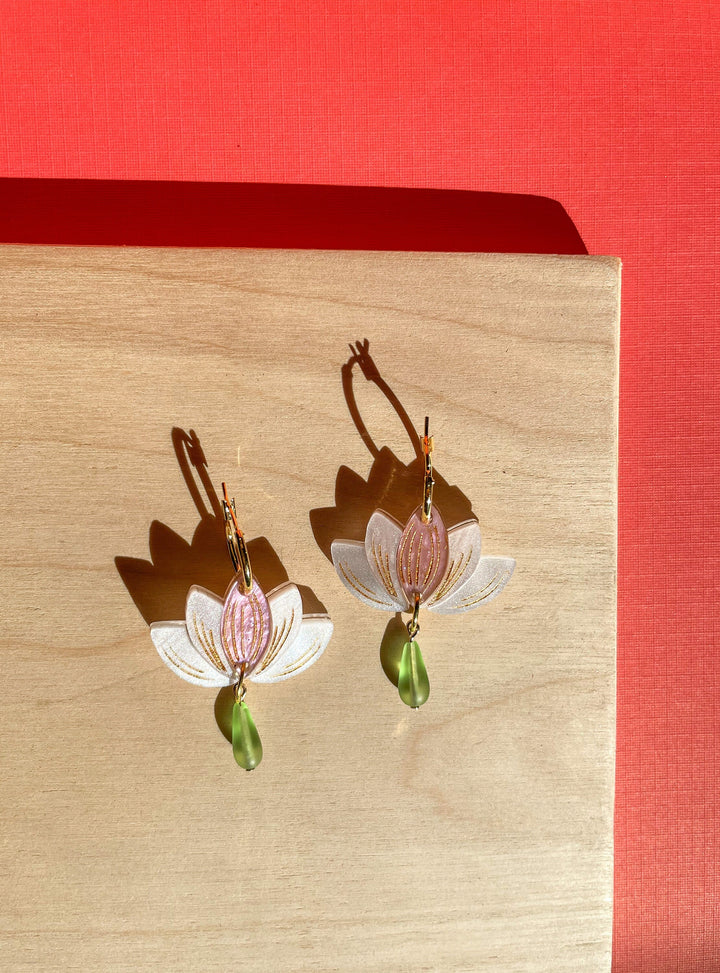 Lotus Earrings