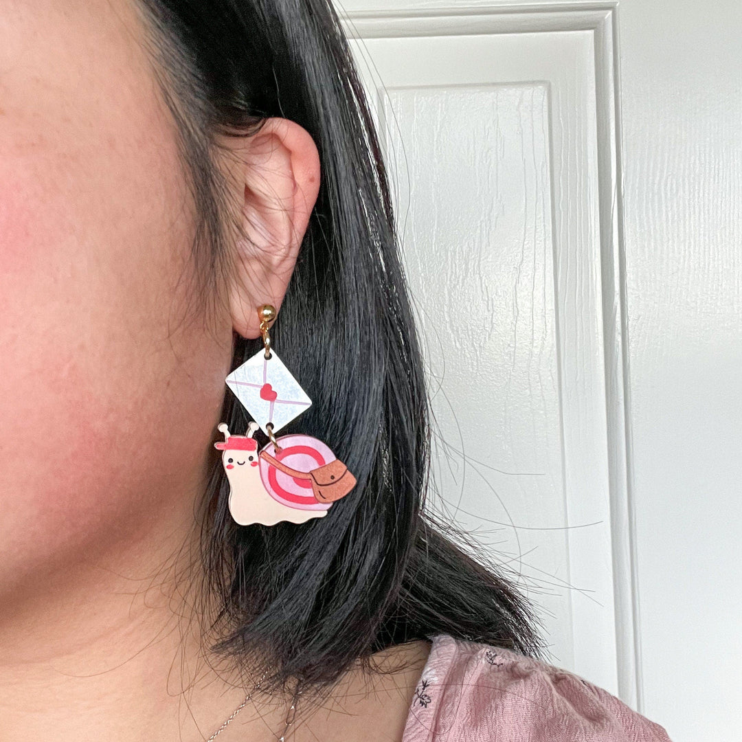 You got Snail Mail Acrylic Earrings