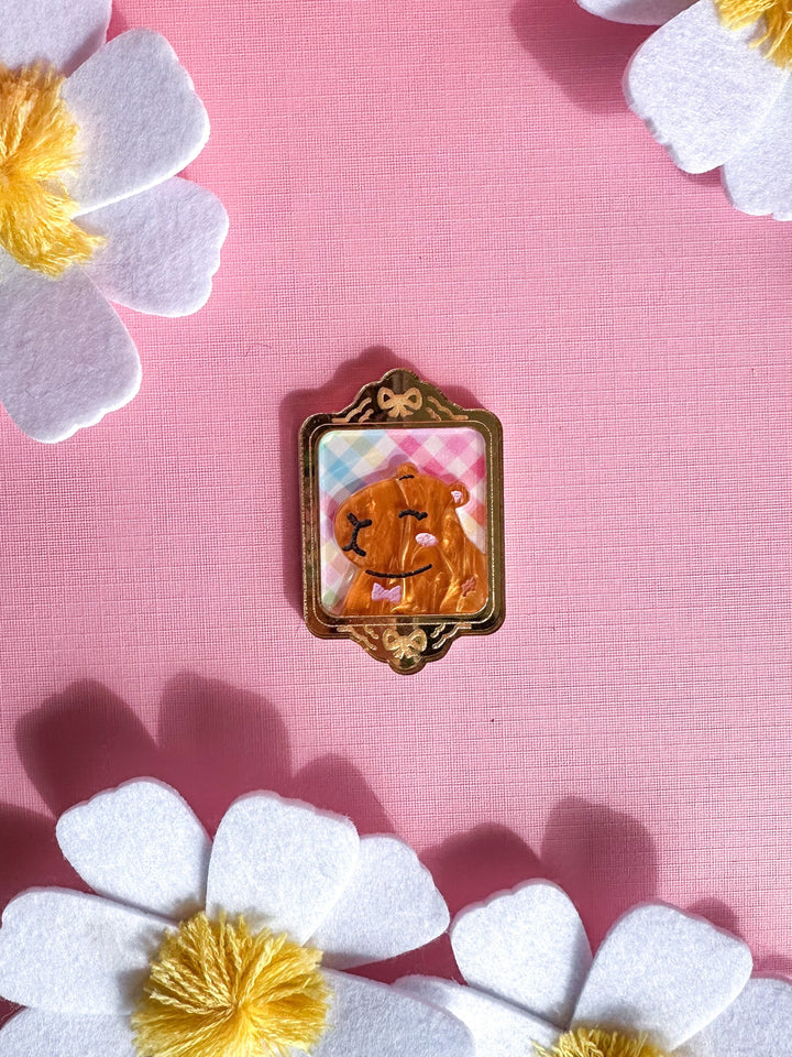 Animal Portraits Frame Magnet/Brooch