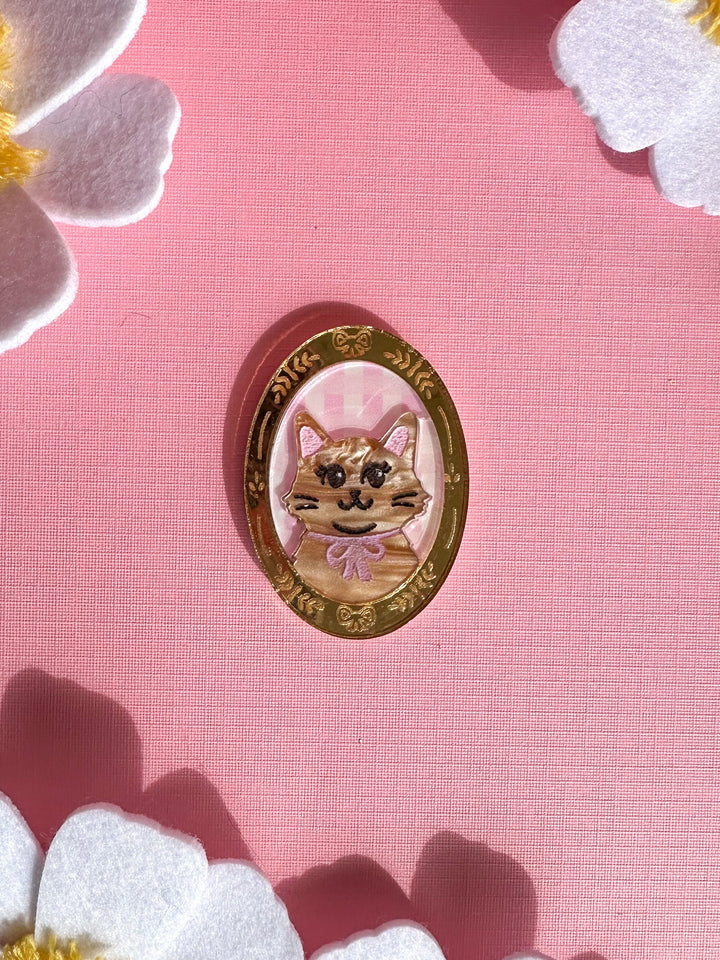 Animal Portraits Frame Magnet/Brooch