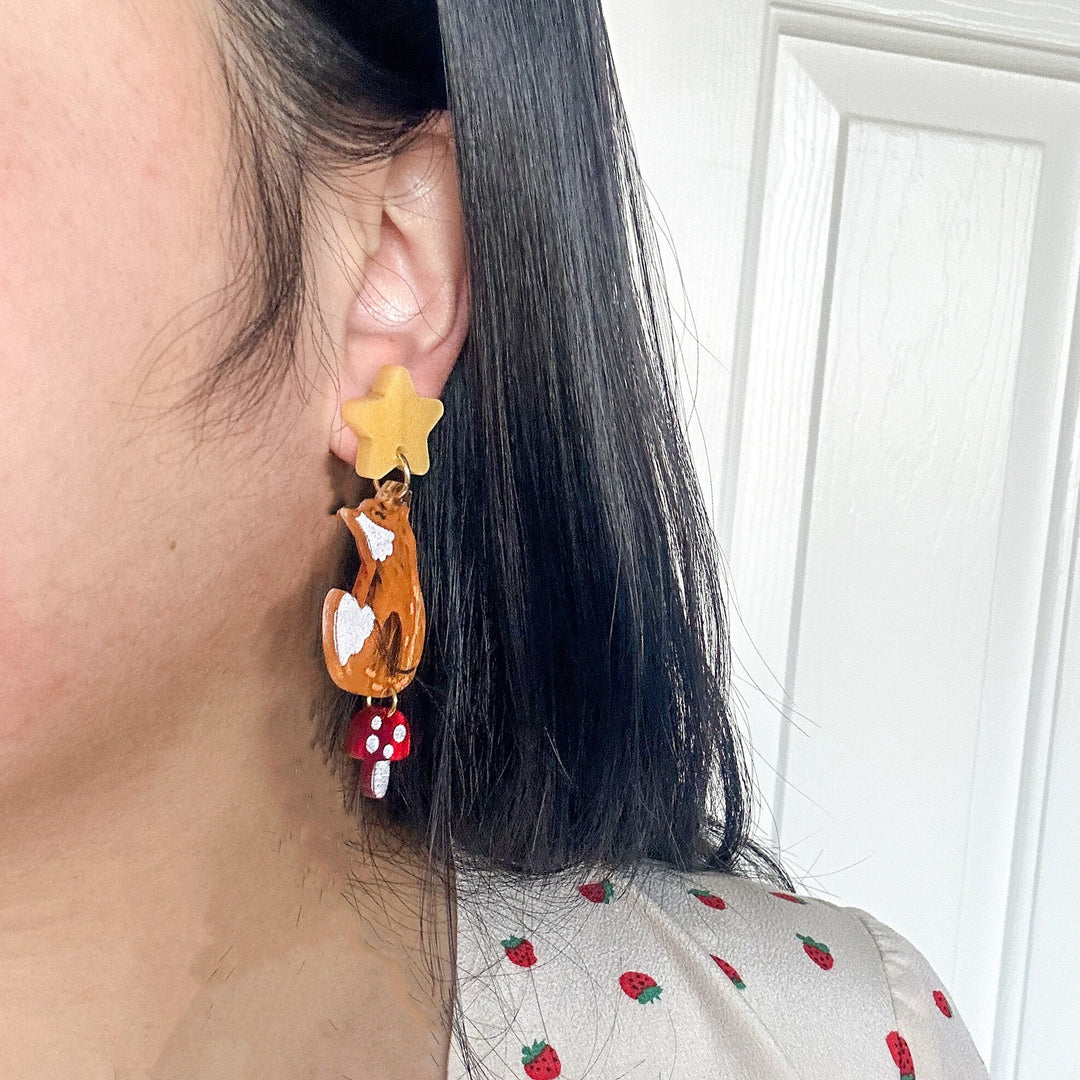 Finn the Fox Earrings