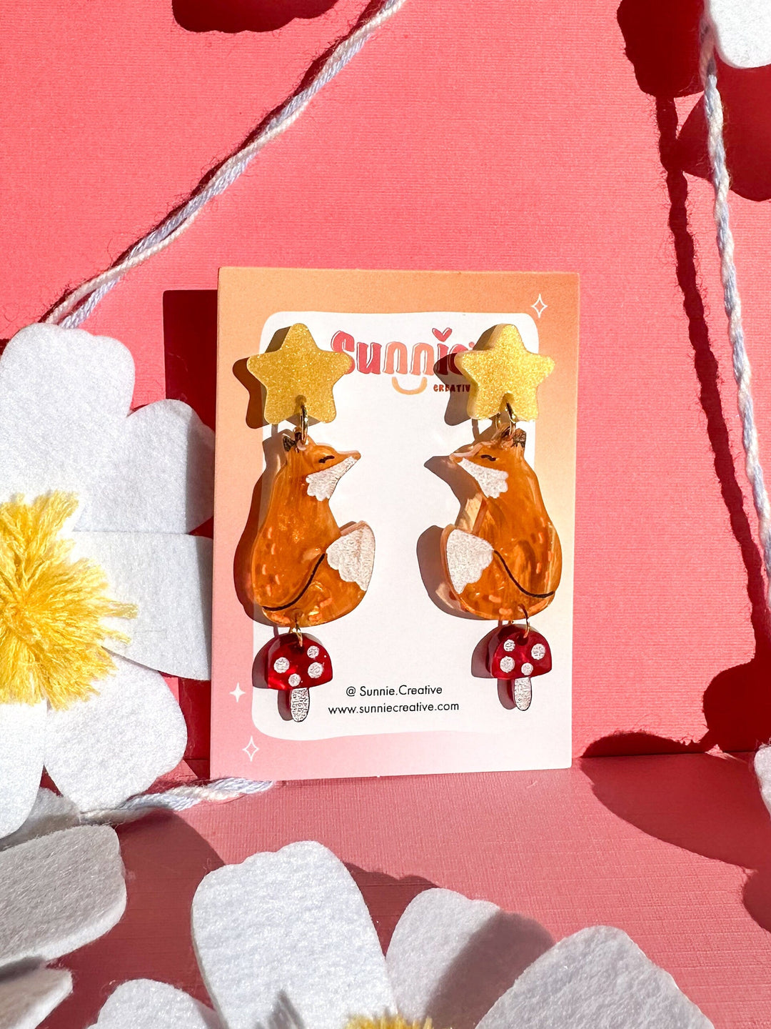 Finn the Fox Earrings