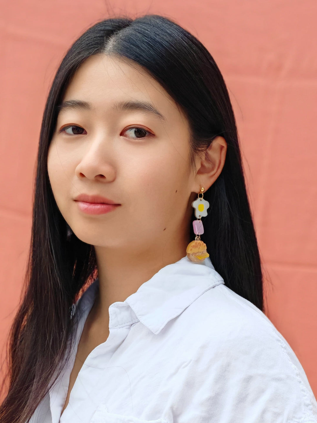 Hong Kong Cafe Breakfast Mismatch Earrings