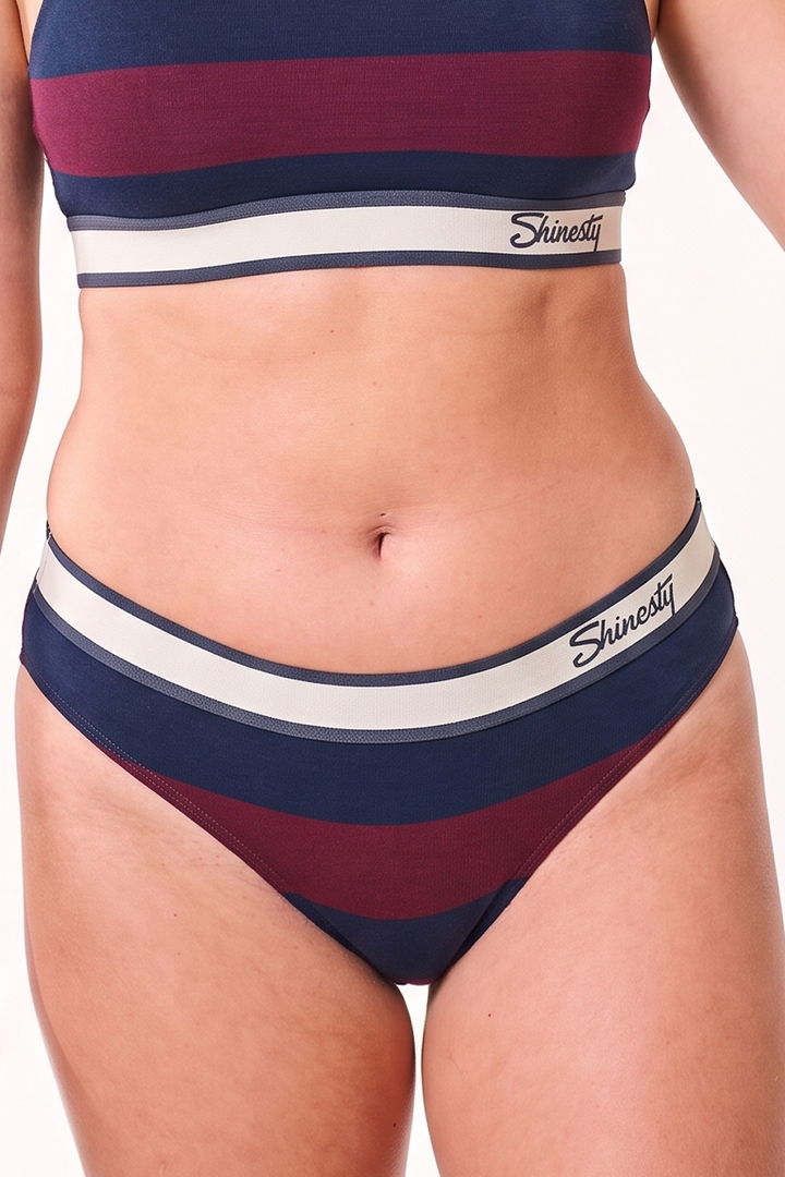 The Pitch | Rugby Stripe Cheeky Underwear with Waistband