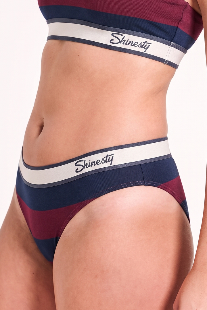 The Pitch | Rugby Stripe Cheeky Underwear with Waistband