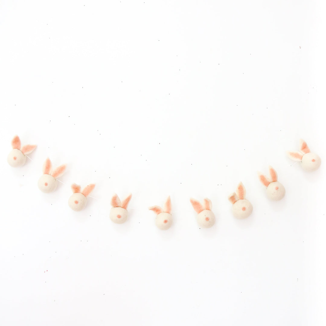 Bunny Felt Garland