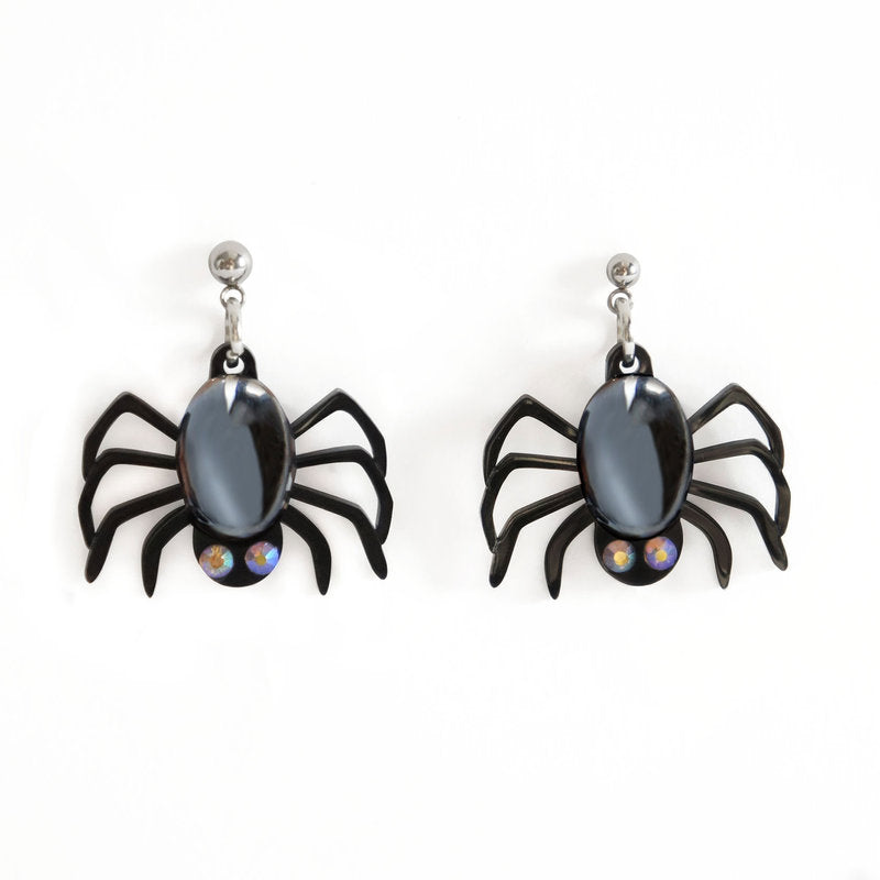 Spider Web Earrings by Laliblue