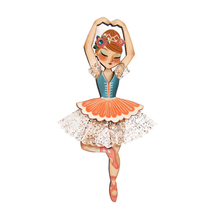 Nutcracker Ballerina Brooch by Laliblue