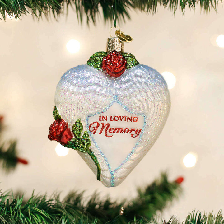 Old World Christmas In Loving Memory Blown Glass Ornament