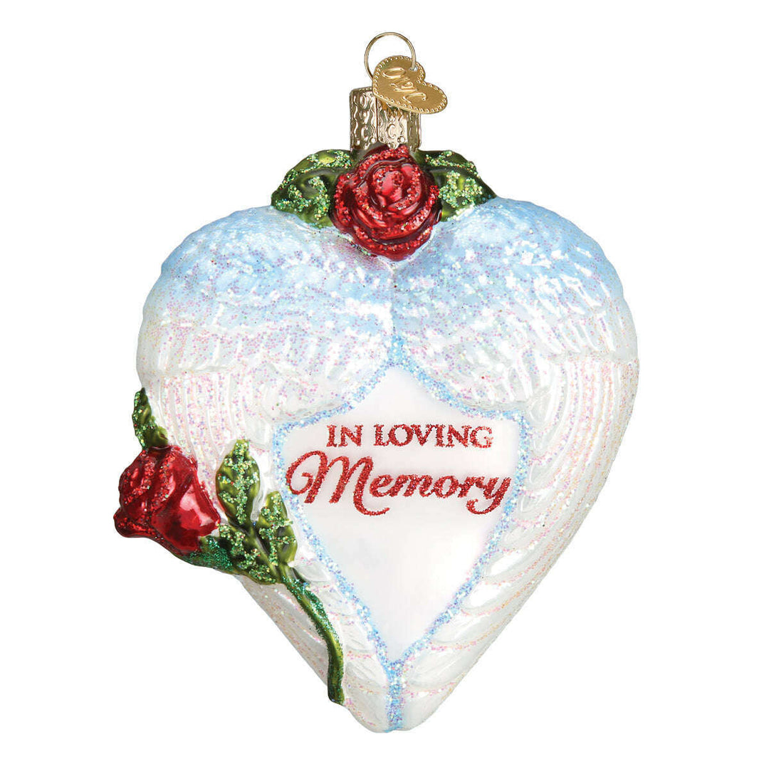 Old World Christmas In Loving Memory Blown Glass Ornament