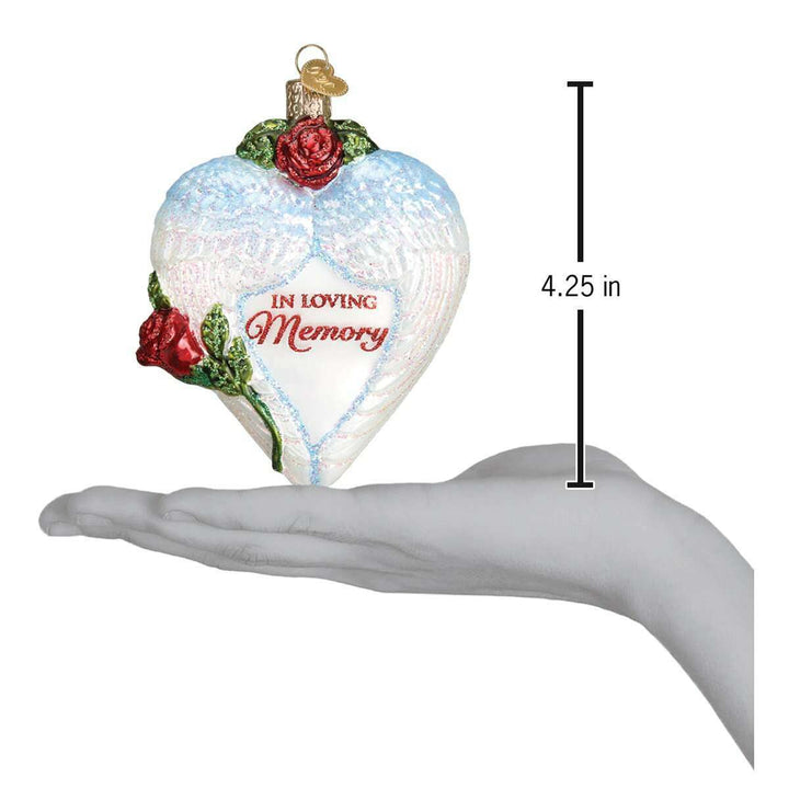 Old World Christmas In Loving Memory Blown Glass Ornament
