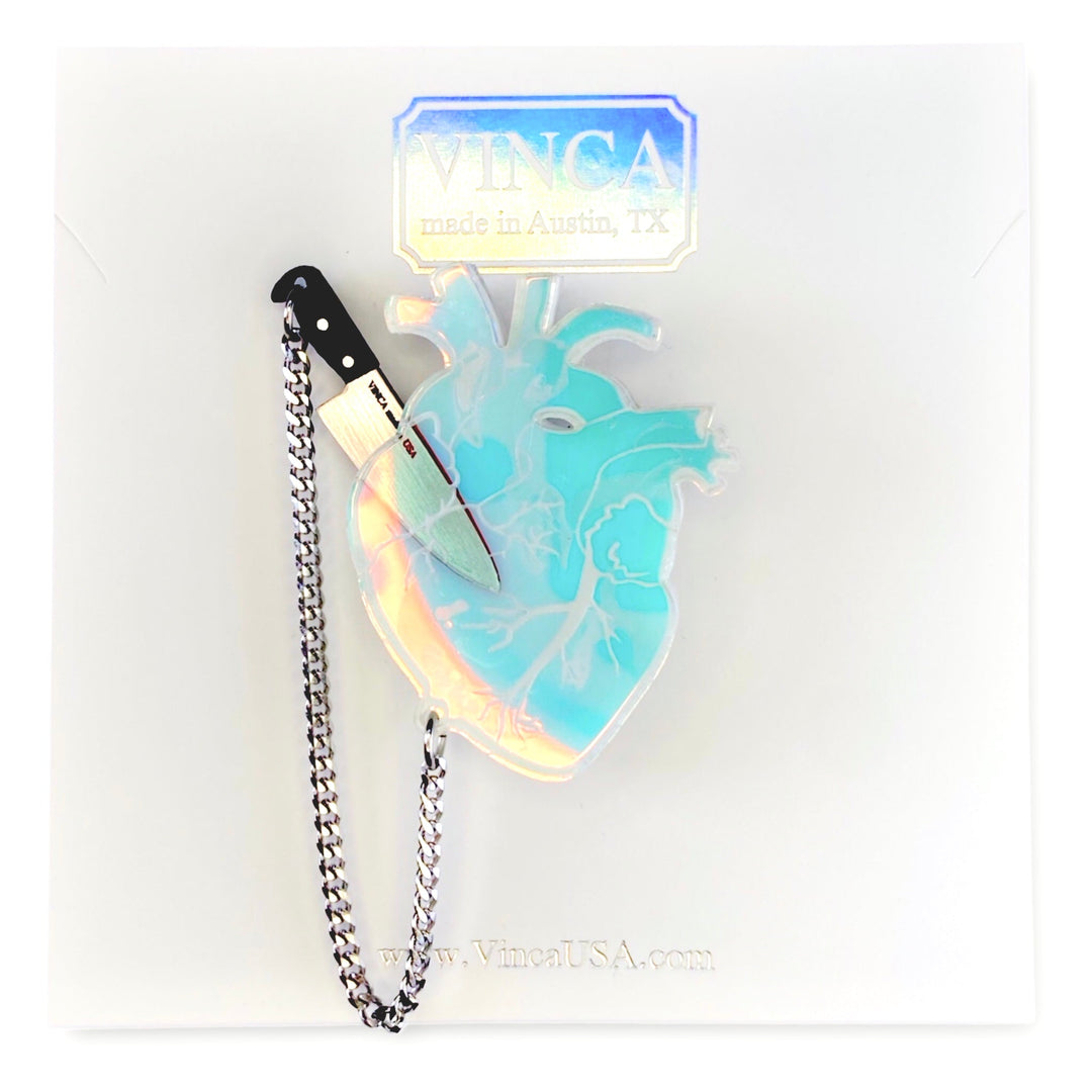 Last Chance! Heart of Aghast Brooch - Dreamy Iridescent