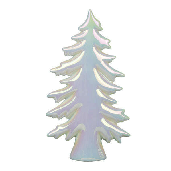 Old World Christmas Iridescent Ceramic Trees Set
