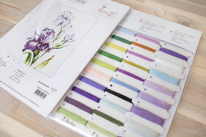 Irises B2251L Counted Cross-Stitch Kit