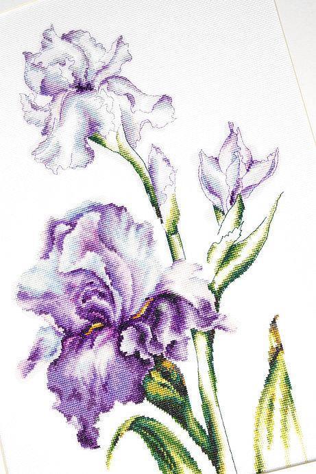 Irises B2251L Counted Cross-Stitch Kit