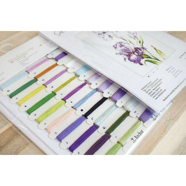 Irises B2251L Counted Cross-Stitch Kit