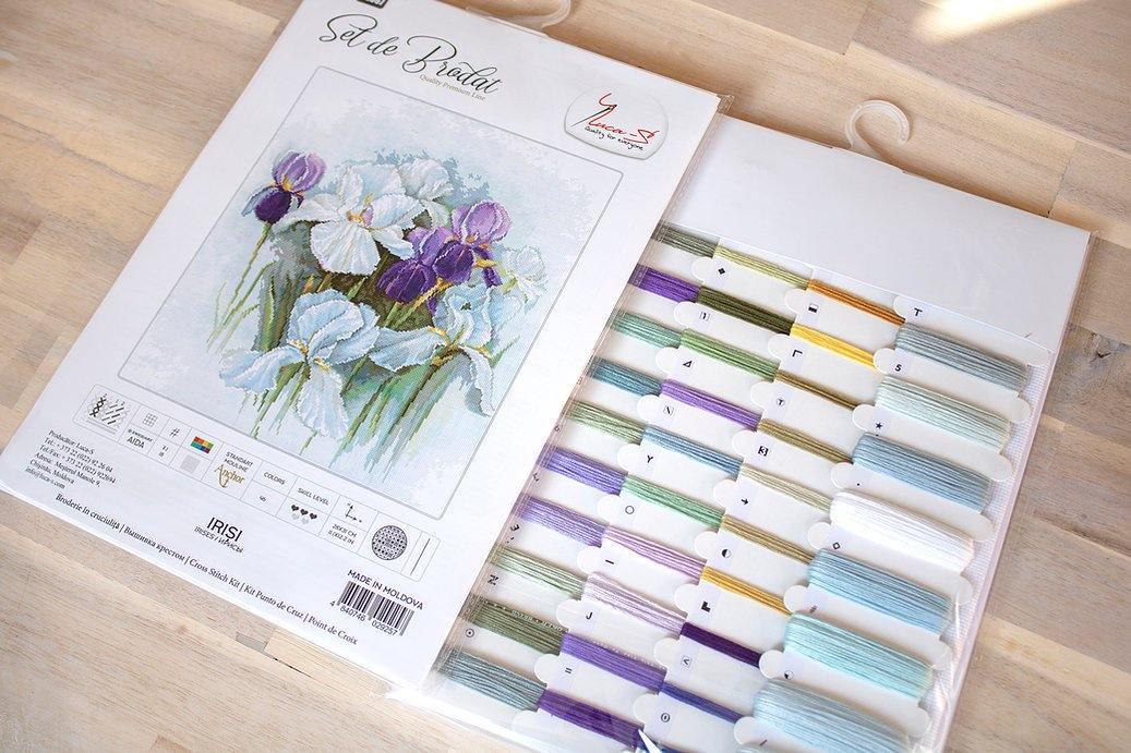 Irises B2367L Counted Cross-Stitch Kit